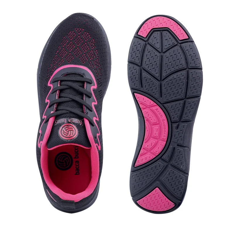 Bacca Bucci Black FLASH Sport Shoes for Women | Best Price UAE